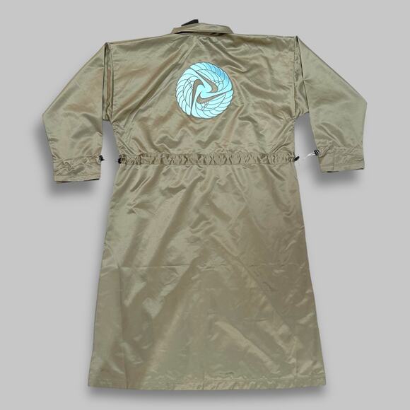 Nike Women’s Long Utility Coat - Oversized Fit, Taupe Green - Size Small - Picture 2 of 8